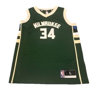 Milwaukee Bucks Giannis Antetokounmpo Jersey Youth Large swingman